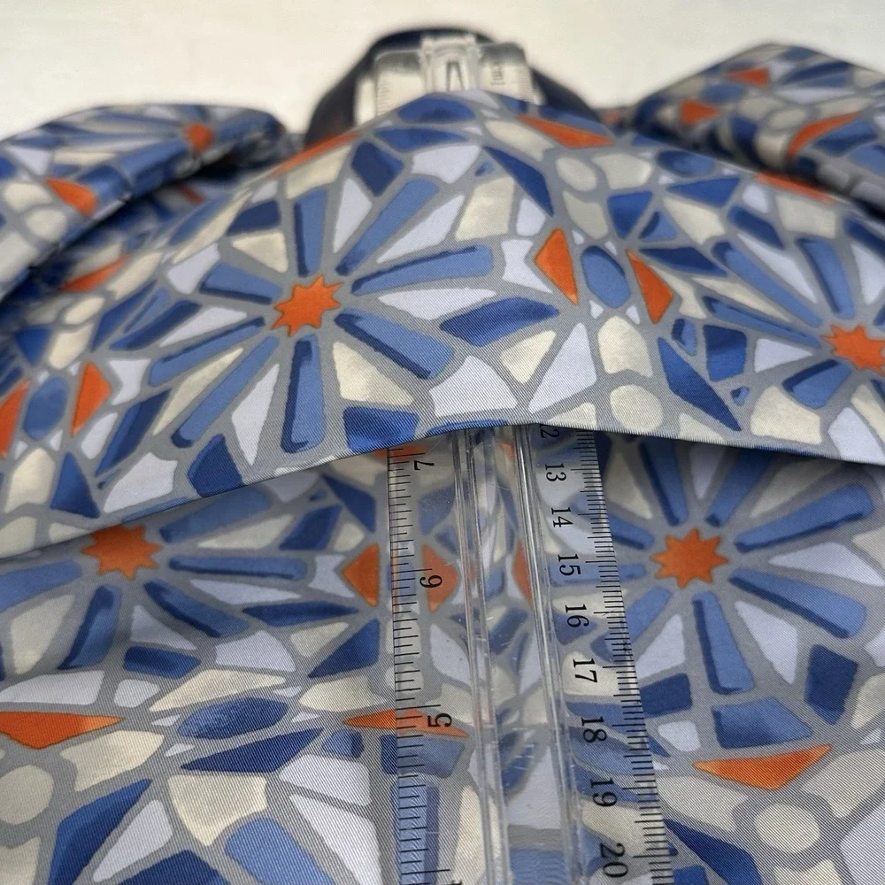 TUMI Voyageur Halle Blue & Cayenne Tile Backpack Women's Bags & Handbags Auth.